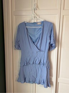 Altar'd State Light Blue Mini Dress
